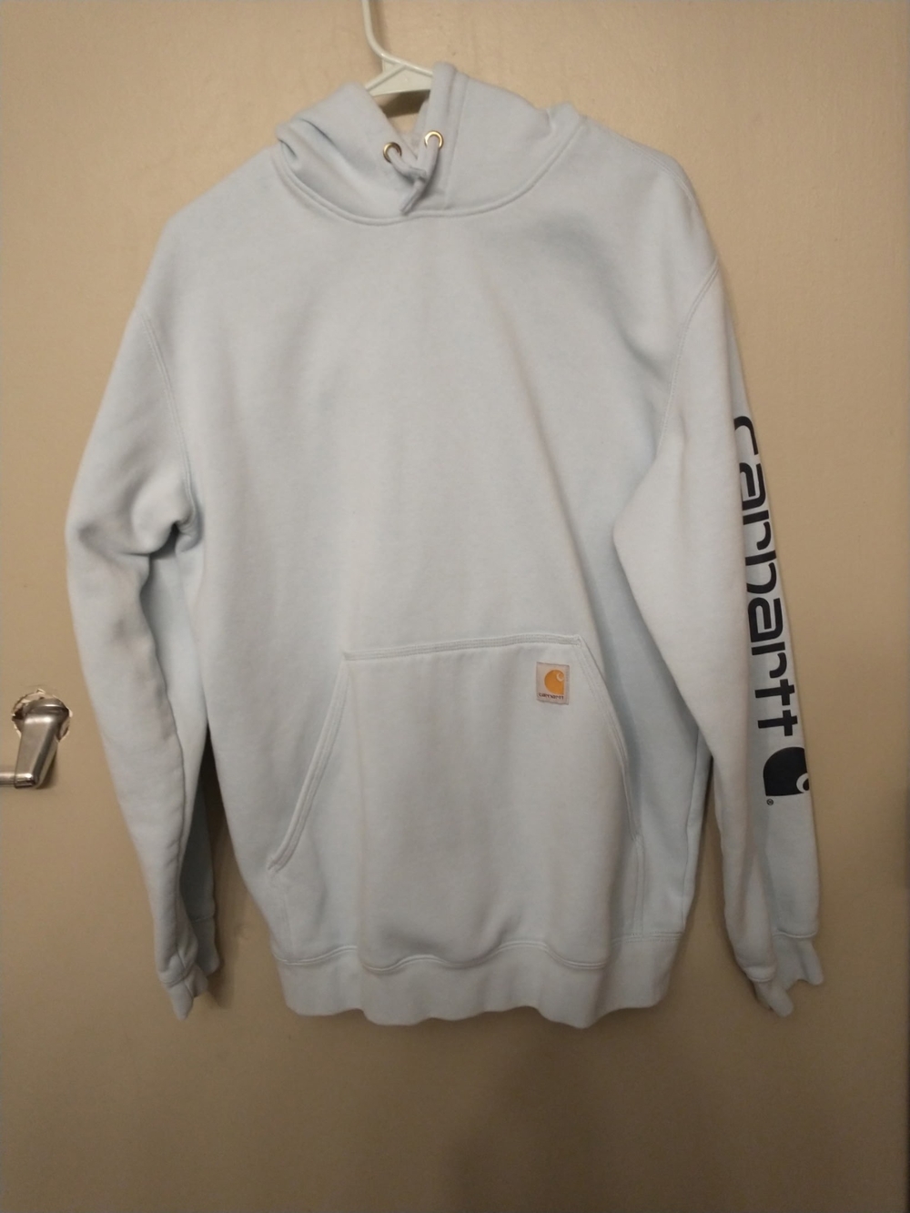 Carhartt Light Blue Loose Fit Sweatshirt Hoodie